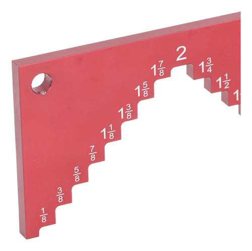 Mesa Anodizada Roja De Aleación De Aluminio Con Manómetro Es