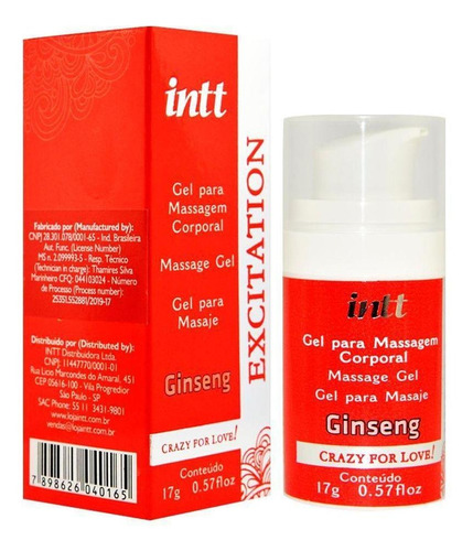 Excitation Gel Excitante Intt 17g