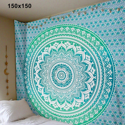 Tapete De Yoga Bohemio De Godd Mandala, Tapiz De Pared Indio