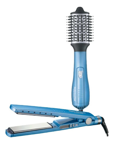 Combo De Cepillo Y Plancha Babyliss Pro Perfect Styling