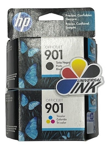 Cartuchos Hp 901 Negro Y 901 Color Originales