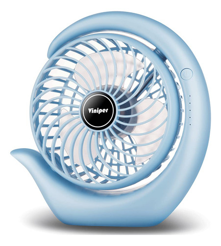 Ventilador Portátil Recargable Viniper Con Rotación De 180°