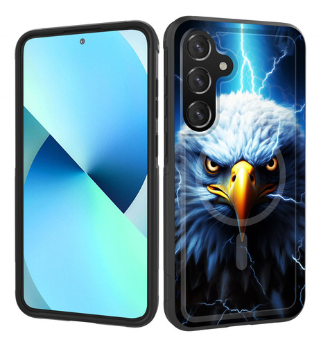 Funda Para Galaxy S24 5g Bald Eagle With Lightning 6.2 PuLG