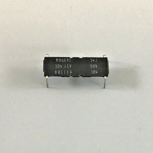 Rogers 104jev Capacitor Fixed Ceramic .01uf 50v 8811ea 1 Eeo