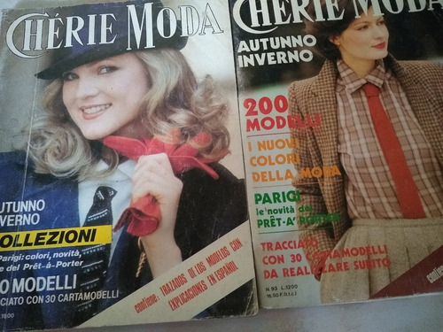 Revista C/u Cherie Otoño Invierno 1978/9 Moldes Coleccion