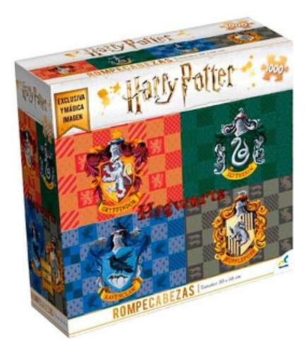 Rompecabezas Harry Potter 1000 Piezas Escudos