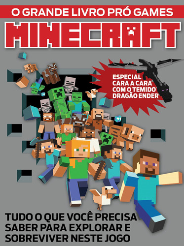 O Grande Livro Pró Games Minecraft, de  On Line a. Editora IBC - Instituto Brasileiro de Cultura Ltda, capa mole em português, 2020