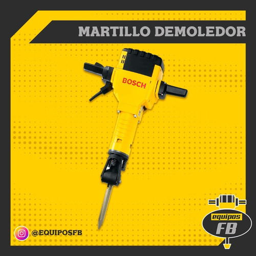 Imagen 1 de 6 de Alquiler De Martillo Demoledores Y Rotomartillos Equipos Fb