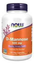 Comprar Suplementos D-manosa 500 Mg Now 120 Capsulas Vegetales