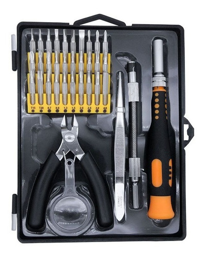 Kit De Herramientas Dest. Precision, Lupa, Alicate De 35