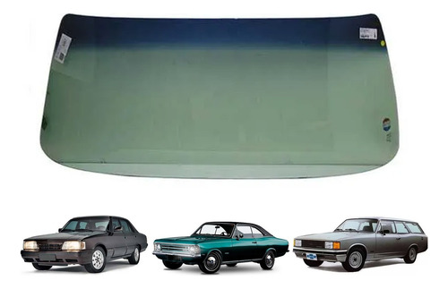 Vidro Parabrisa Dianteiro - Gm Opala (todos) Com Degrade