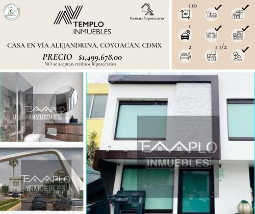 Casa En Venta En Alejandrina 19, Joyas Del Pedregal, Ciudad De México, Cdmx, México. Excelente Oportunidad