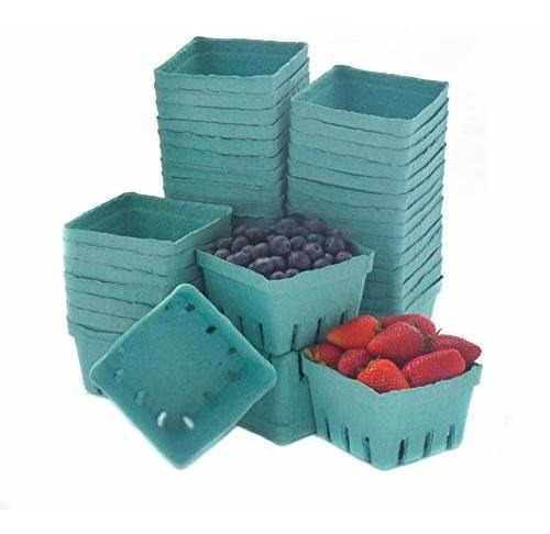 Ja Kitchens Green Molded Pulp Fiber Berry/produce Vented 1