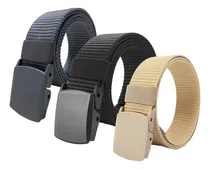Comprar 3pzs Casual Calidad Cinto Militar Cinturones Hombre Casual