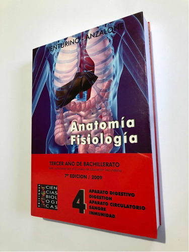 Libro Anatomía Fisiología 4 - 3er Año - Venturino - Anzalone