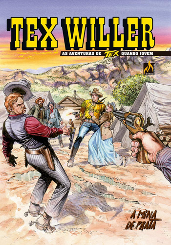 Tex Willer Nº 50: A mina de prata De Boselli Mauro Editora Mythos Editora Capa Mole Em Português