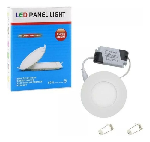 Foco Led 3 Watt, Panel Embutido