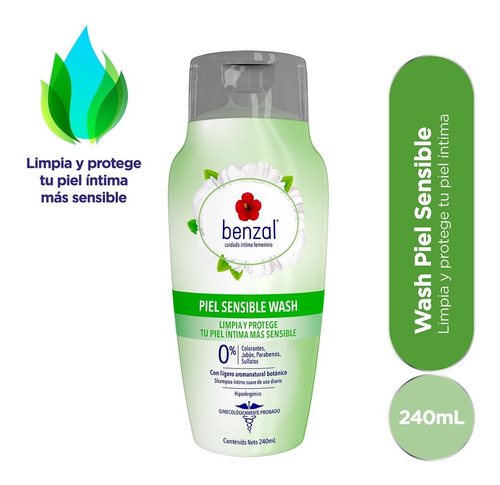 Jabón Íntimo Benzal Wash Piel Sensible