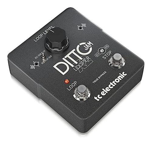 Pedal De Efectos Tc Electronic Guitar Looper, Negro (ditto J