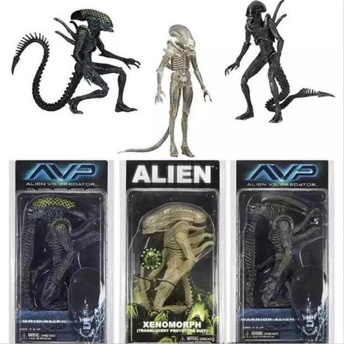 Imagen 2 de 3 de Aliens V Predator Neca Avp Series Grid Alien Xenomorph Trans