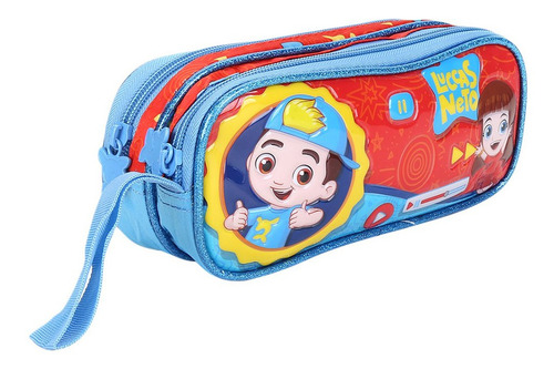 Imagem 2 de 4 de Estojo Duplo Escolar Infantil - Luccas Neto - Clio