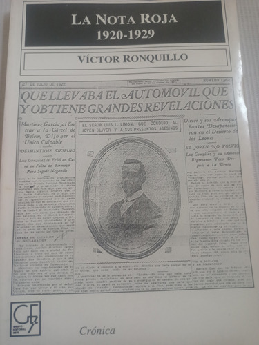 La Nota Roja 1920 1929 Víctor Ronquillo 