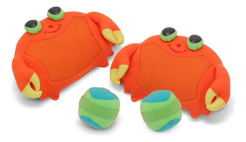 Melissa & Doug Sunny Patch Clicker Crab Toss And Grip Juego 