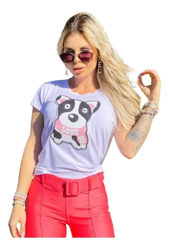 Camisetas baratas sale femininas