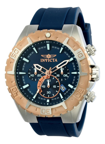 Reloj Invicta Aviator De Cuarzo De Acero Inoxidable Para Hom