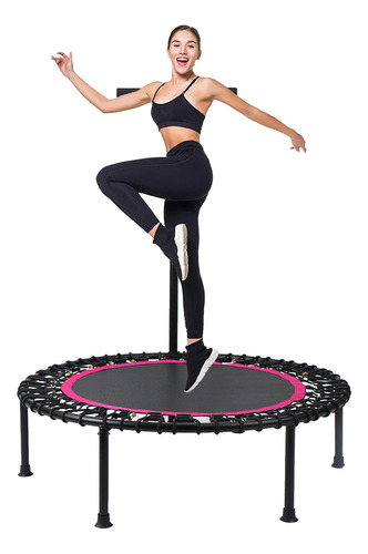 Trampolín Brincolín Ejercicio Aerobico Con Mango Ajustable