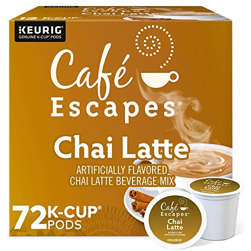 Chai Latte Keurig Cápsulas K-cup De Una Sola Porción,...