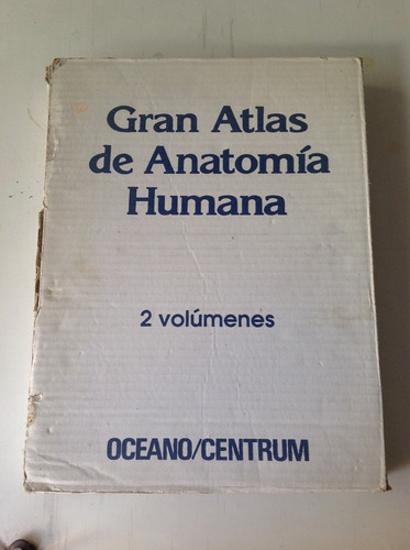 Gran Atlas De Anatomía Humana - Oceano Centrum 2 Tomos Caja