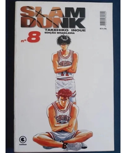 Livro Slam Dunk - Vol 8 - Edição Brasileira - Takehiko Inoue [2006]