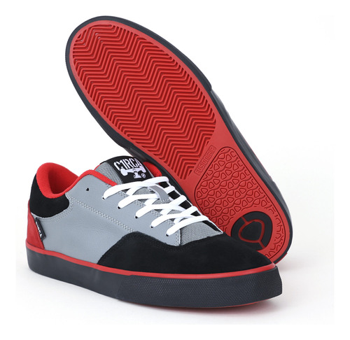 Zapatillas Circa Riot Black/red 13119 Riot