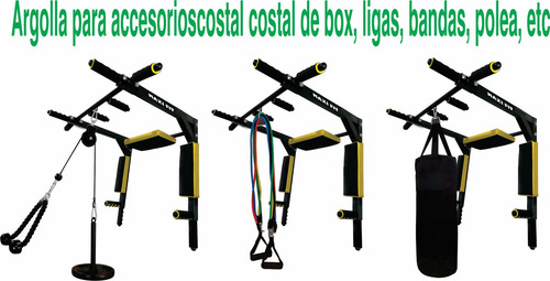 Maxi Fit Am Barra Dominadas Fondos Abs 8 En 1 Ejercicios