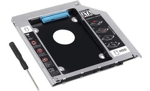 Imagen 1 de 1 de Caddy 9.5mm/ 12.7mm Sata 3.0, 2.5 Hdd Ssd Cady Dvd Laptop