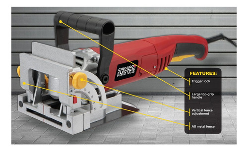Engalletadora Ensambladora Biscuit Joiner 4'' Incluye Sierra