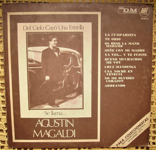 Agustin Magaldi Del Cielo Cayo Una Estrella Lp Vinilo Promo