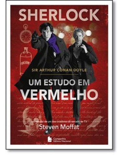 Sherlock Um Estudo Em Vermelho, De Sir Arthur Conan. Editora Cia Nacional Em Português