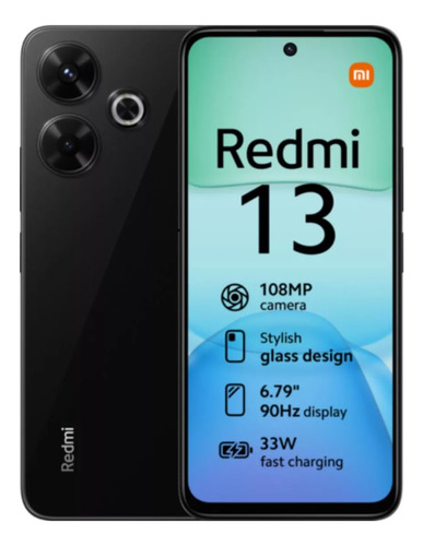 Xiomi Redmi 13 Dual SIM 256 GB negro 8 GB RAM