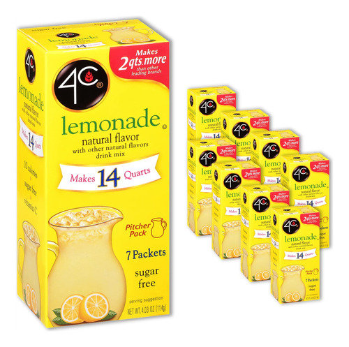 Paquetes De Jarra, Paquete De 8 Limonadas, Hace 14 Cuartos D