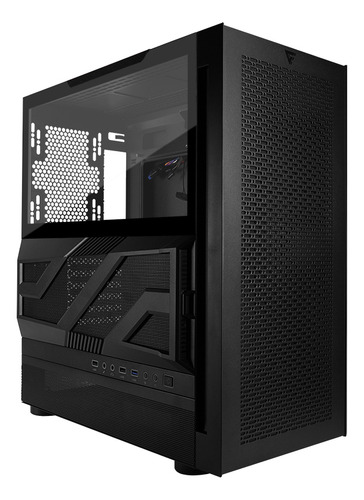 Game Factor Csg800 Gabinete Gamer Atx, M-atx Color Negro