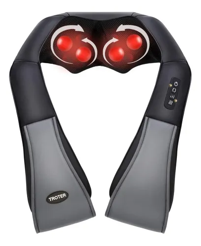Masajeador Cervical Hombros Pies Shiatsu Calor Infrarrojo