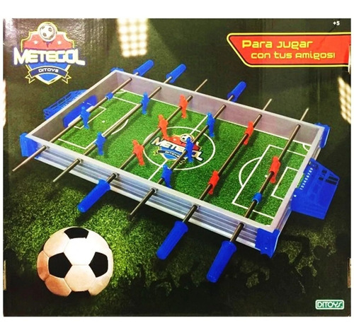 Metegol Juego De Mesa 37x65cm - Ditoys Color De La Mesa De Metegol Verde