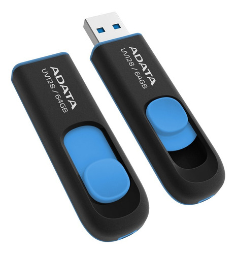 Pendrive Adata Uv128 64gb Usb 3.2 Gen 1 Retráctil