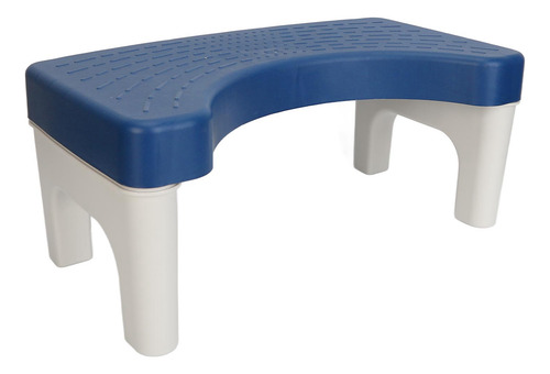Taburete Para Inodoro Azul, Grueso, En Cuclillas, Antidesliz