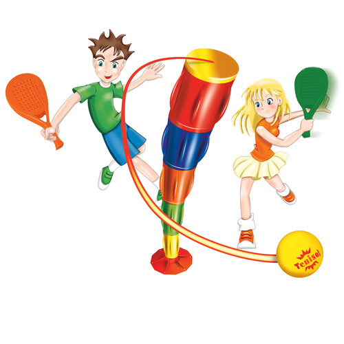Tenisol Juego De Tenis Consta De Mástil Pelota Y Paletas
