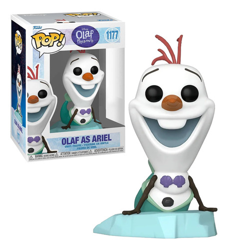 Funko Pop Olaf As Ariel #1177 Disney Figura De Accion