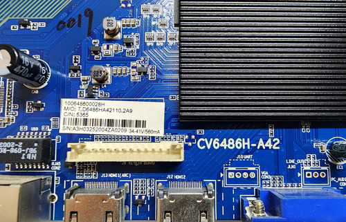 Main Para Atvio Atv3216iled Pcb: Cv6486h-a42 34-41v/560ma