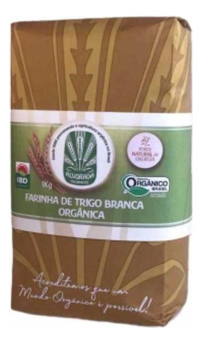 Kit 2 Farinha De Trigo Branca Orgânica Alvorada 1kg